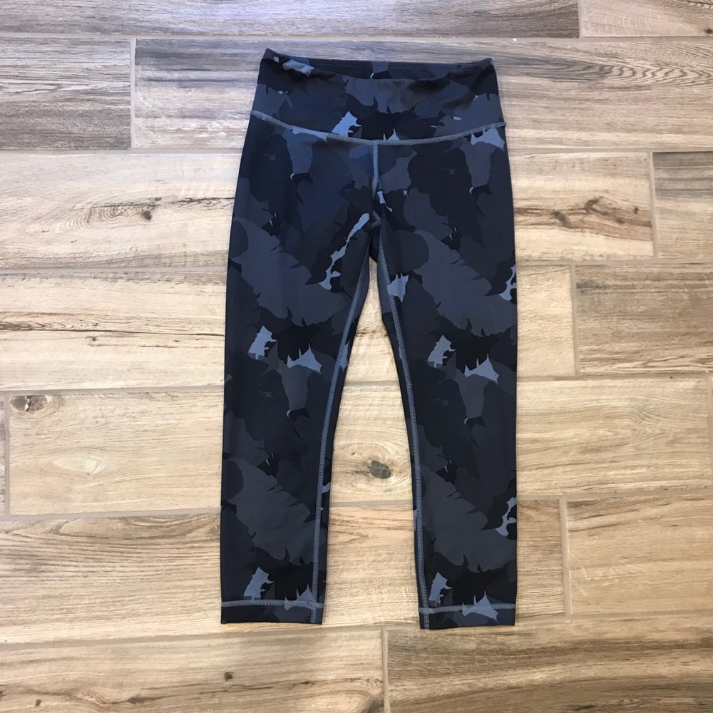 Lululemon Wunder Under Crop - Palm Party Blue